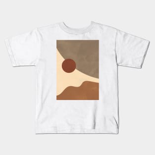 Sun, Scandinavian, Abstract Art Kids T-Shirt